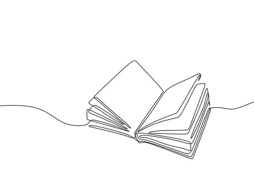 Simple hand drawn like picture of a book